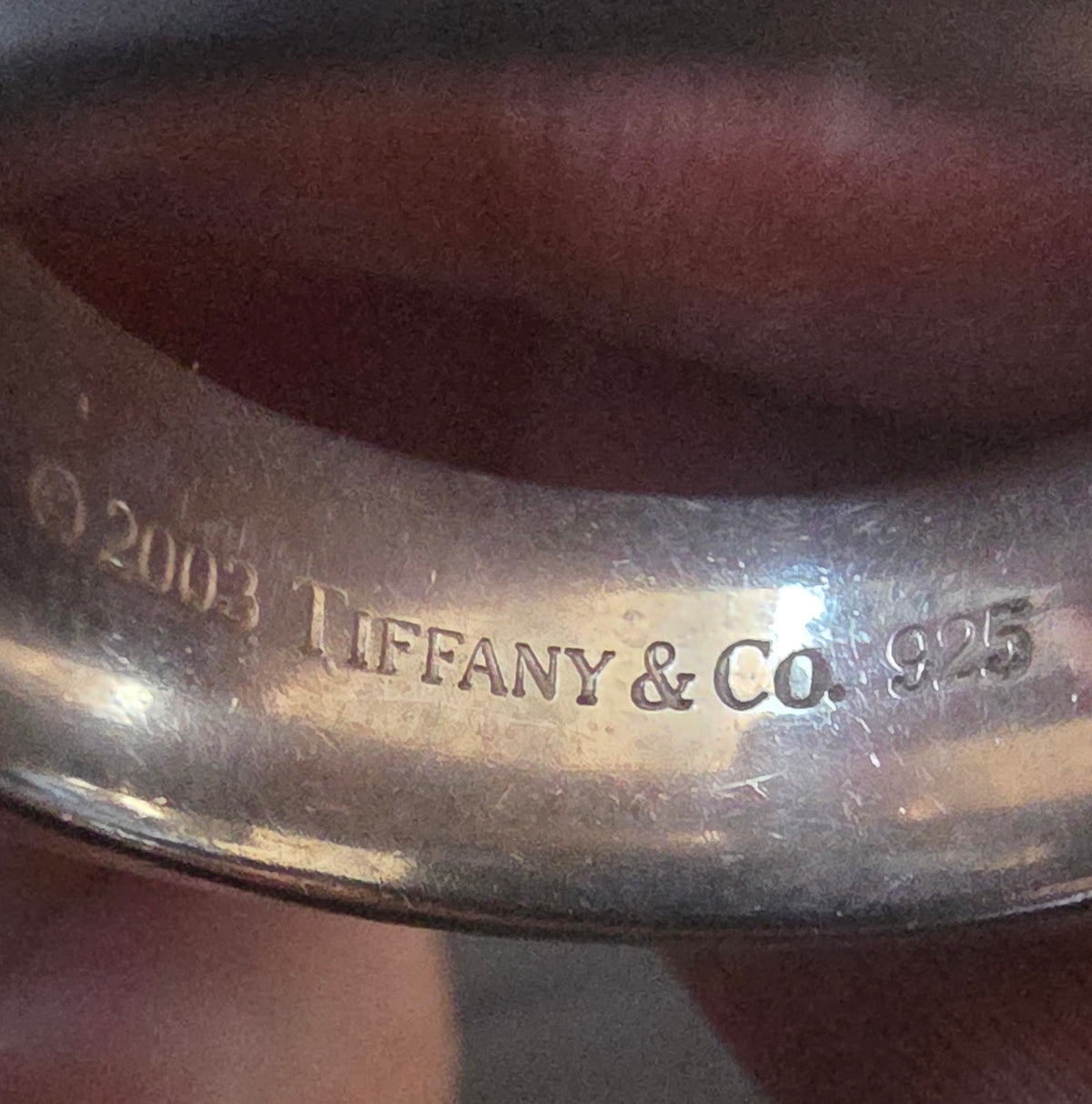 Tiffany & Co. 1837 Square Ring – 2003 – Approx. Size O½–P