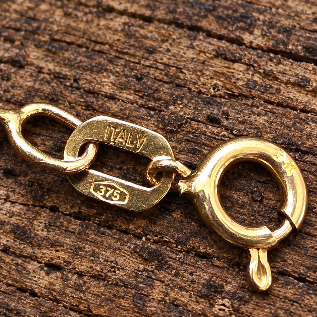 9ct Gold Anchor Link Necklace – 20.5 inch