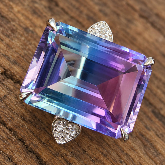 Limited Edition Sterling Silver Statement Ring – Size Q