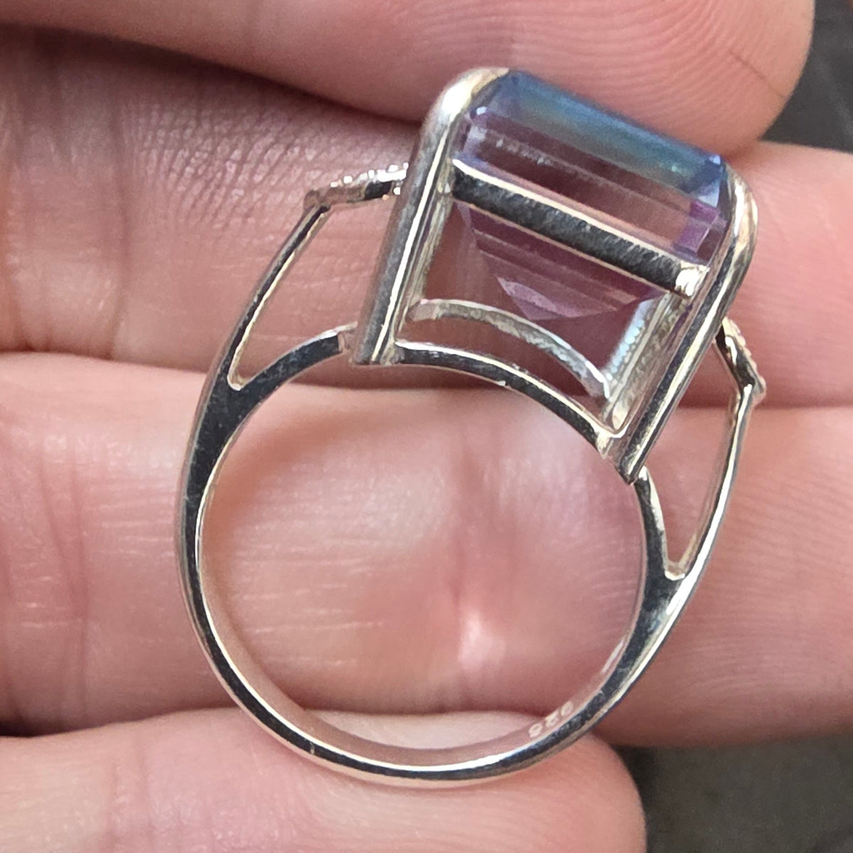 Limited Edition Sterling Silver Statement Ring – Size Q