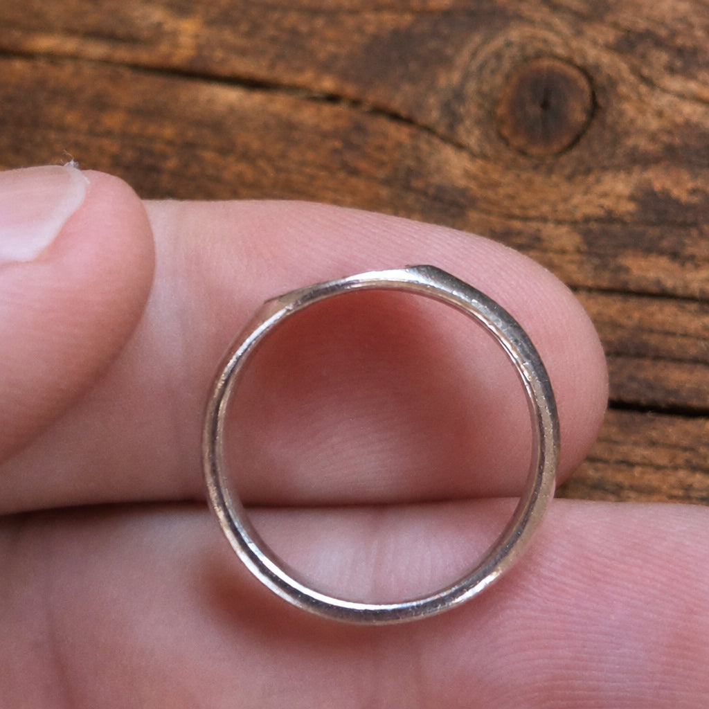925 Silver Signet Ring – Size M