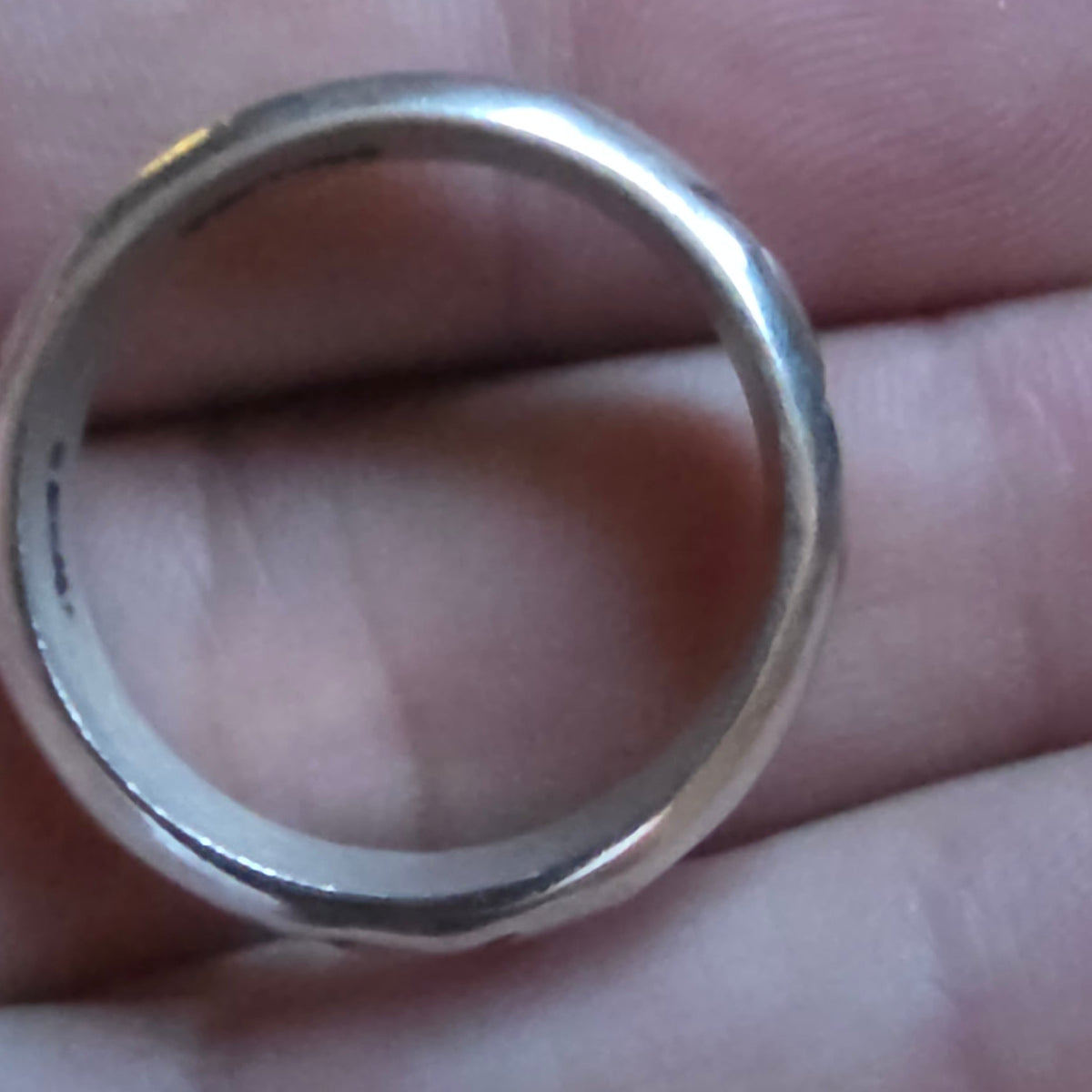 Celestial Moon and Star 925 Silver Ring, Size W½