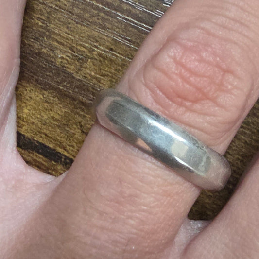 925 Sterling Silver Band Ring – Size U