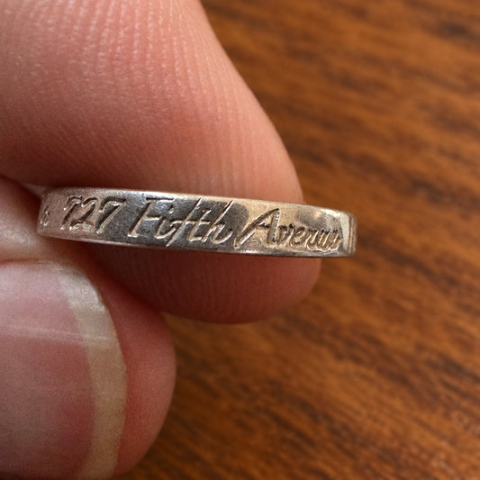 Tiffany & Co. 925 Silver New York Ring – Size L
