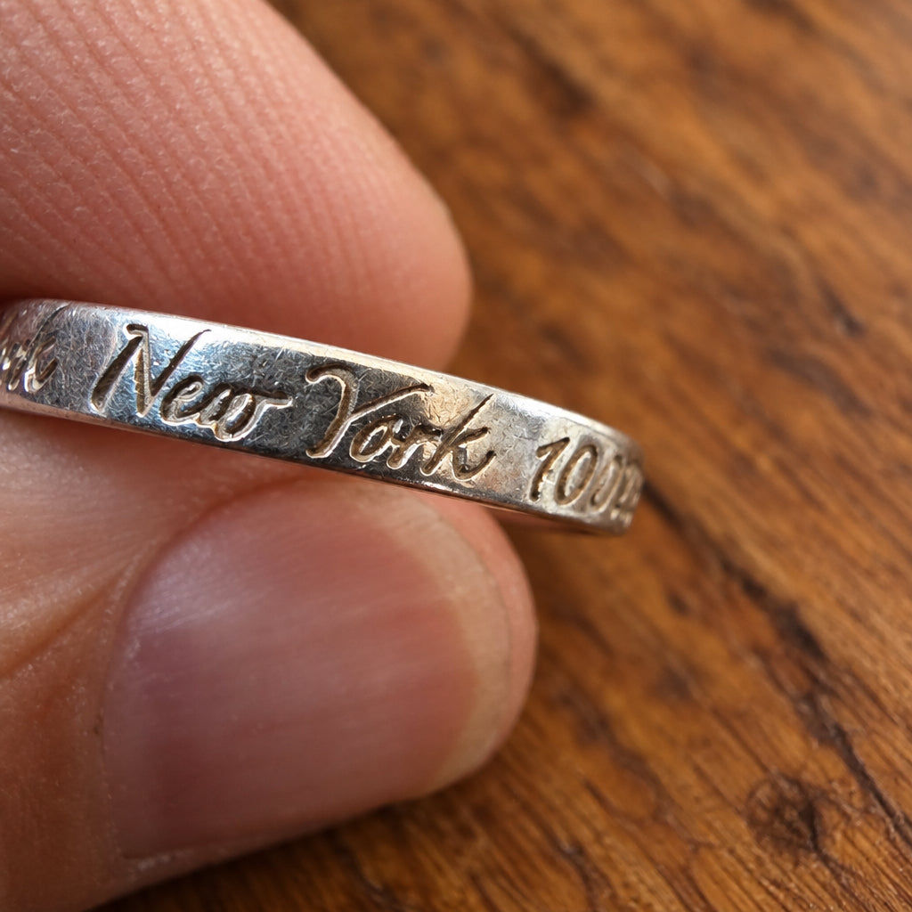 Tiffany & Co. 925 Silver New York Ring – Size L
