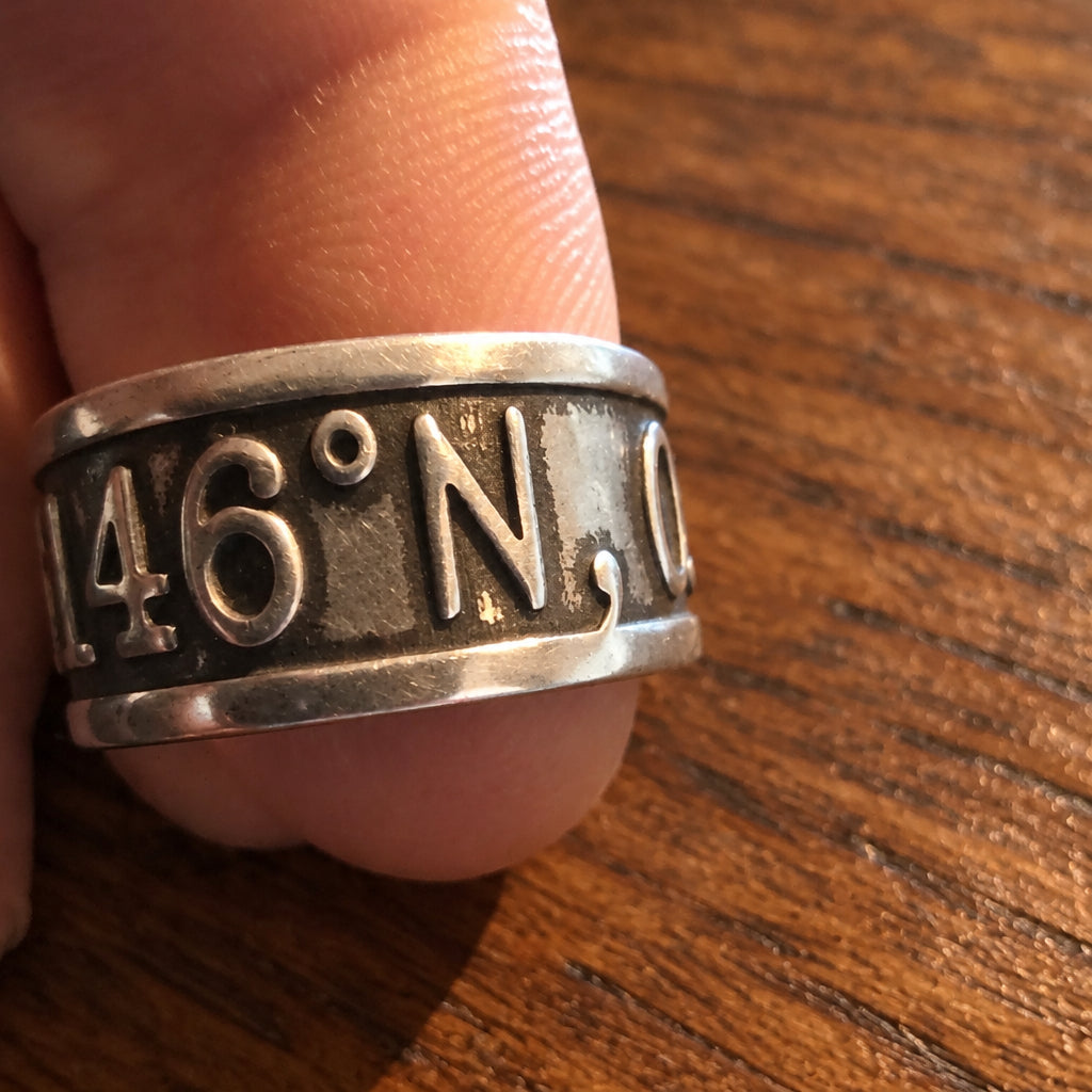 2021 Sterling Silver Coordinates Ring, Size O