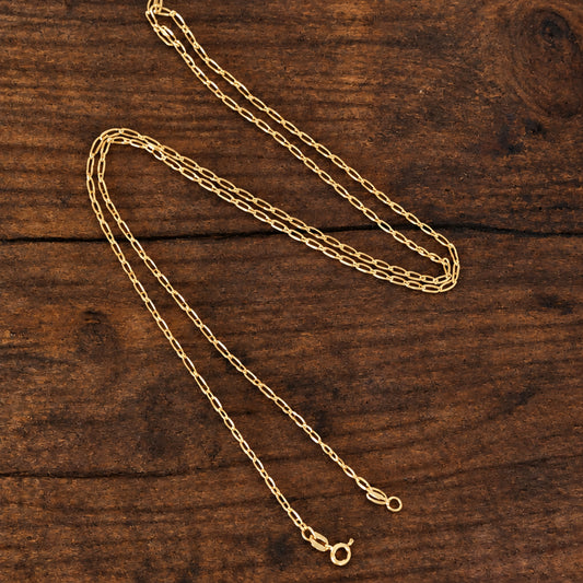 9ct Gold Anchor Link Necklace – 20.5 inch
