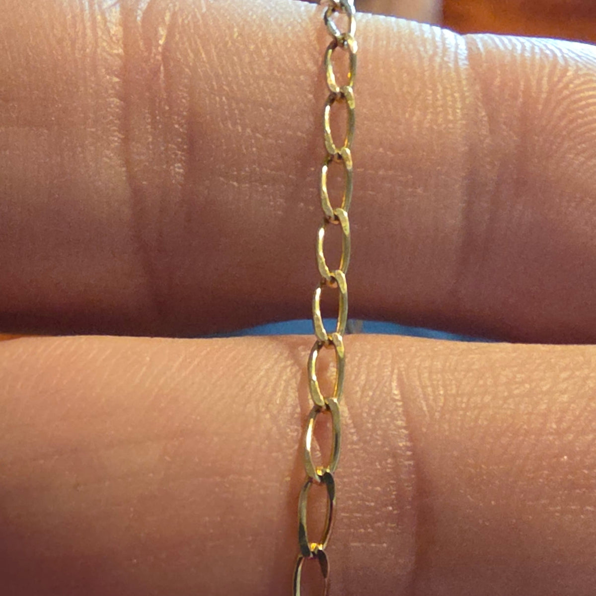 9ct Gold Anchor Link Necklace – 20.5 inch