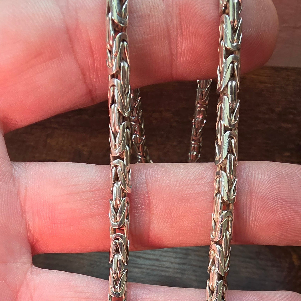 Byzantine Chain Necklace – 19 Inches, 43g