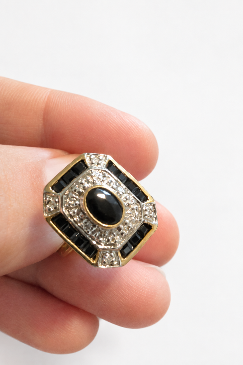 Fourth ring photo with soft white background