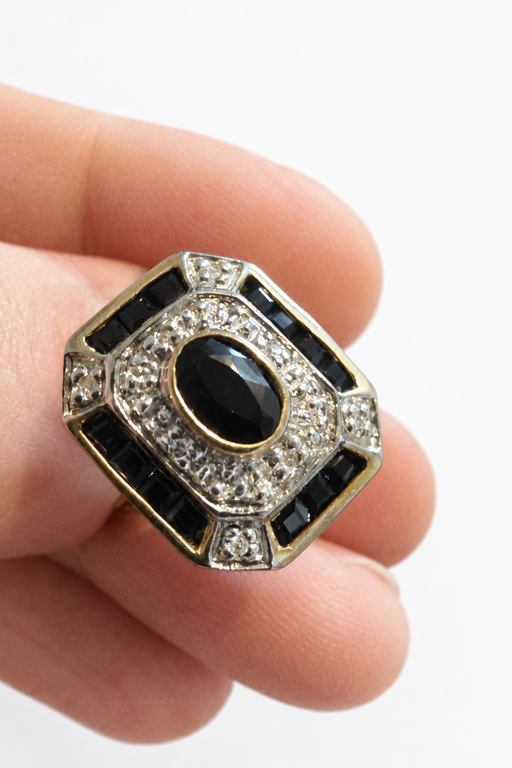 Second ring photo with soft white background